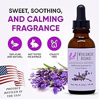 Vista 2 de Aceite esencial de lavanda francesa para difusor, aceite esencial de lavanda 100% natural, grado terapéutico, aceites esenciales para la piel