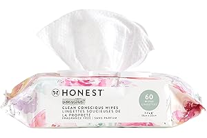 Clean Conscious Unscented Hello Kitty Wipes: 99% Water, Compostable, Plant-Based