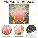 25 Packs Movie Star Sticker Decorations Movie Night Party Decorations with Black Marker Red Carpet Theme Party Stickers Stars of Fame Decor Theater Graduation Birthday Supplies - Image 3