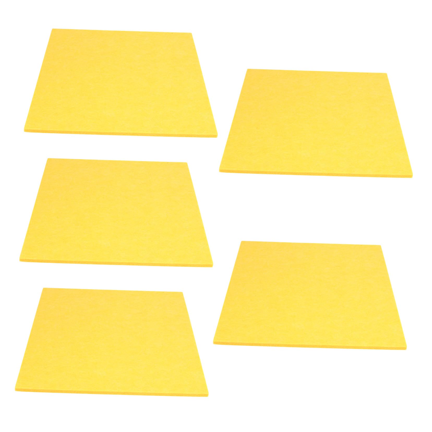 BETOOKY 5 Pezzi Pannelli Fonoassorbenti in Feltro per Parete, Isolamento Acustico per Ufficio e Sala Musica, Pannelli Decorativi Resistenti e Facili da Installare, Riduzione Eco