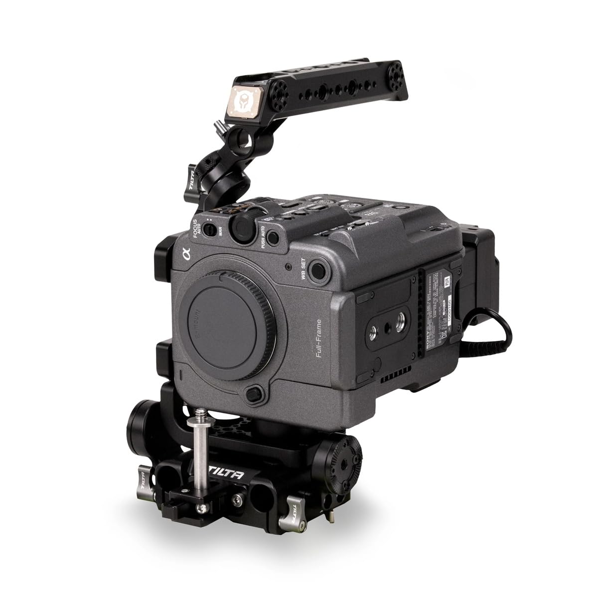 Tilta Vertical Mounting Camera Cage Kit Compatible with Sony FX6 | Includes: Baseplate | Side Arm | Functional Top Plate | Battery Plate | Vertical Mounting Plate | Video Mounting Bracket | Top Handle