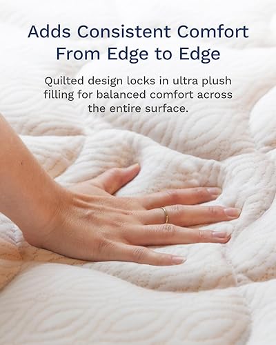 Miniatura 4 de ViscoSoft - Cubrecolchón de fibra de primera calidad tipo nube - Parte superior de almohada acolchada perfecta para todas las posiciones para dormir