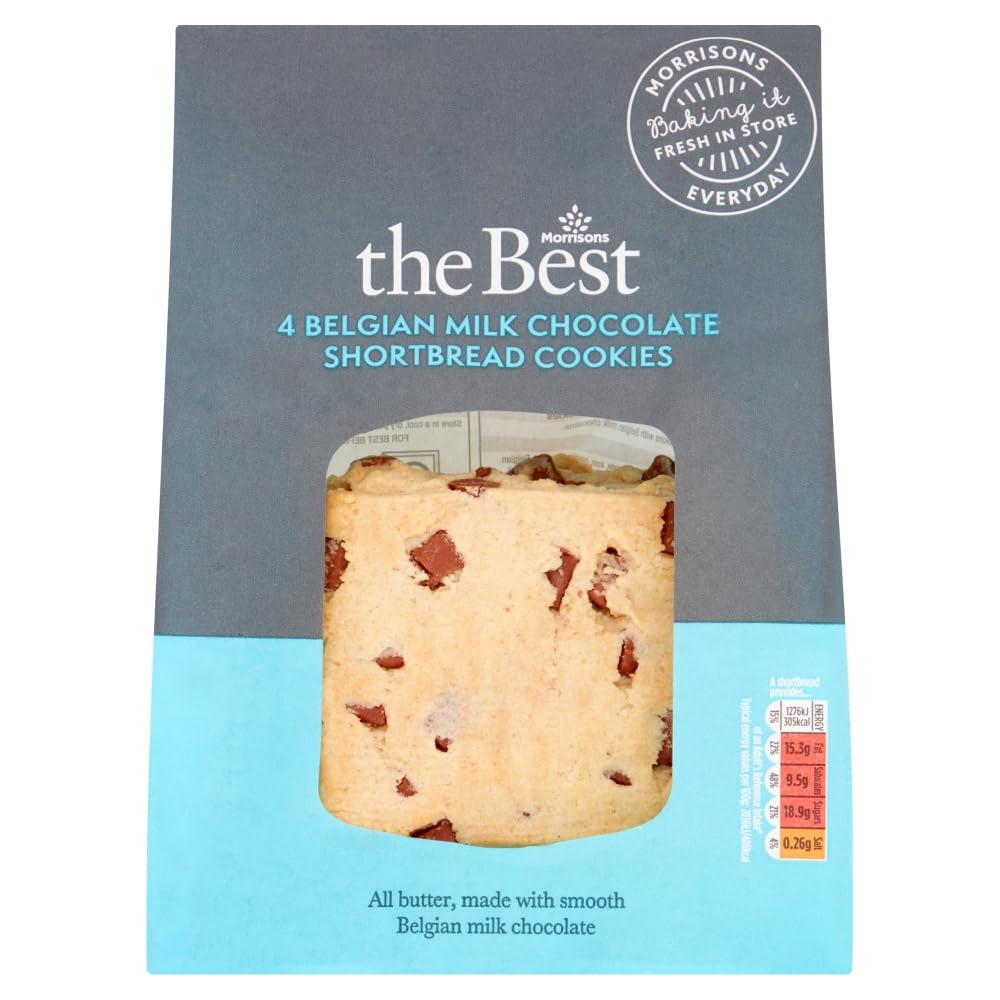 The Best Belgian Milk Chocolate Shortbread 4 Pack