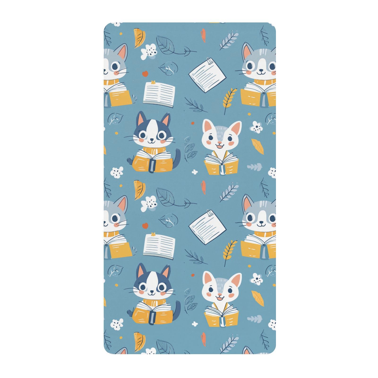 Sábanas de algodón para cuna de bebé con diseño de dibujos animados, cómoda y transpirable, de muselina para decoración de guardería, 1 paquete de sabanas para cuna