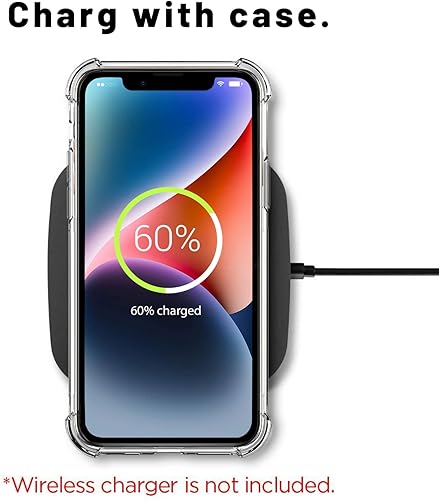 Miniatura 6 de Funda compatible con iPhone 14, transparente con diseño de camión de Navidad antiguo para niñas y mujeres, funda protectora delgada de TPU suave,