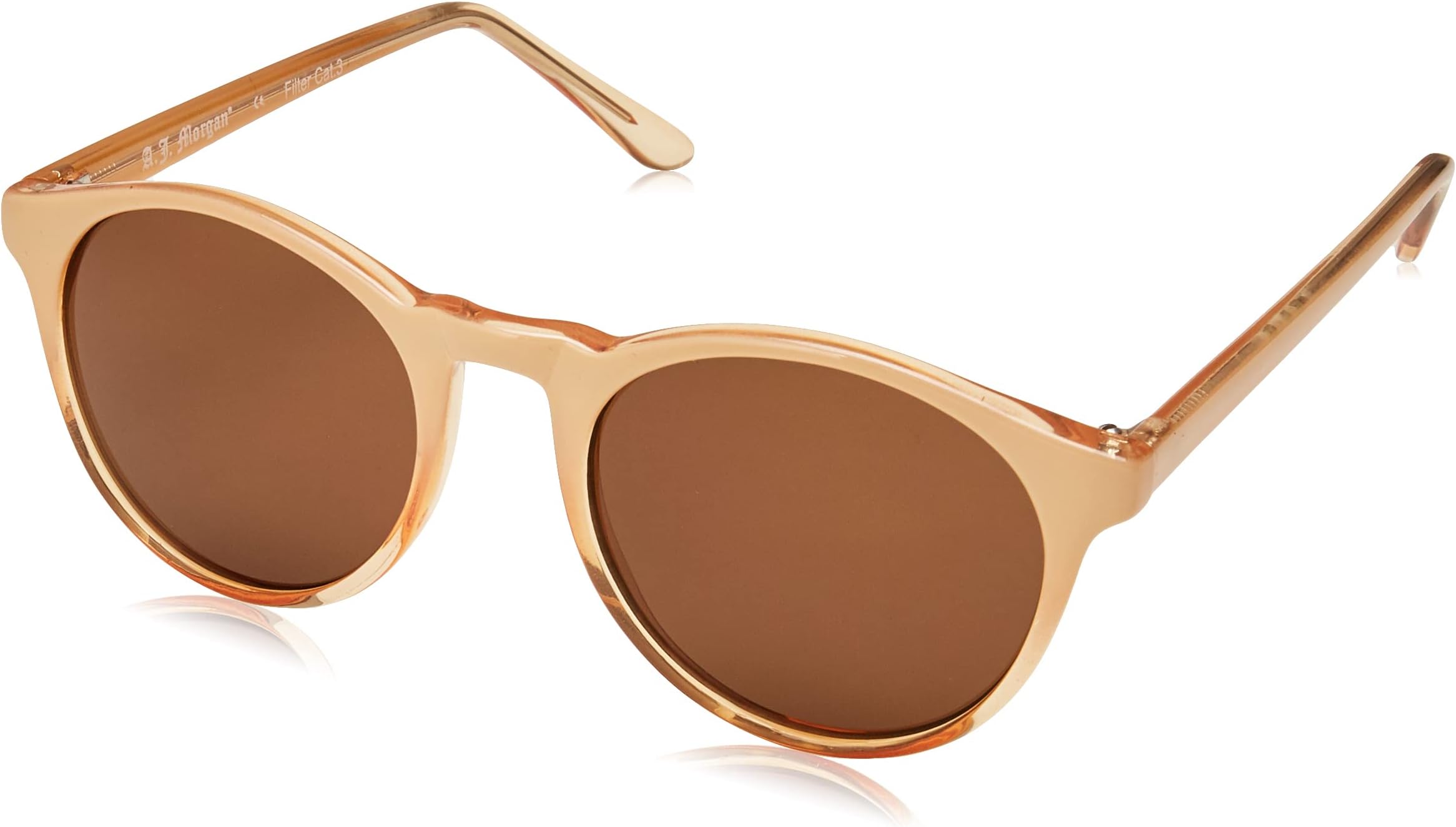 A.J. MorganUnisex - Adult Grad School Round Sunglasses, Champagne, 198 mm