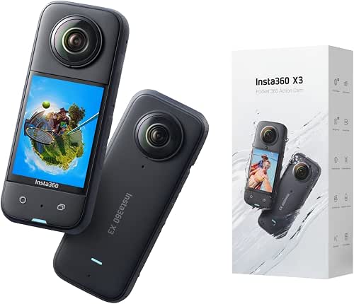 Insta360 X3 Pack Standard - Caméra 360 5,7K pour Moto,