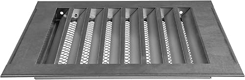 Miniatura 6 de Cubierta de ventilación galvanizada de 8 x 8 pulgadas, acero galvanizado, rejilla de ventilación cuadrada industrial, ventilación de metal con