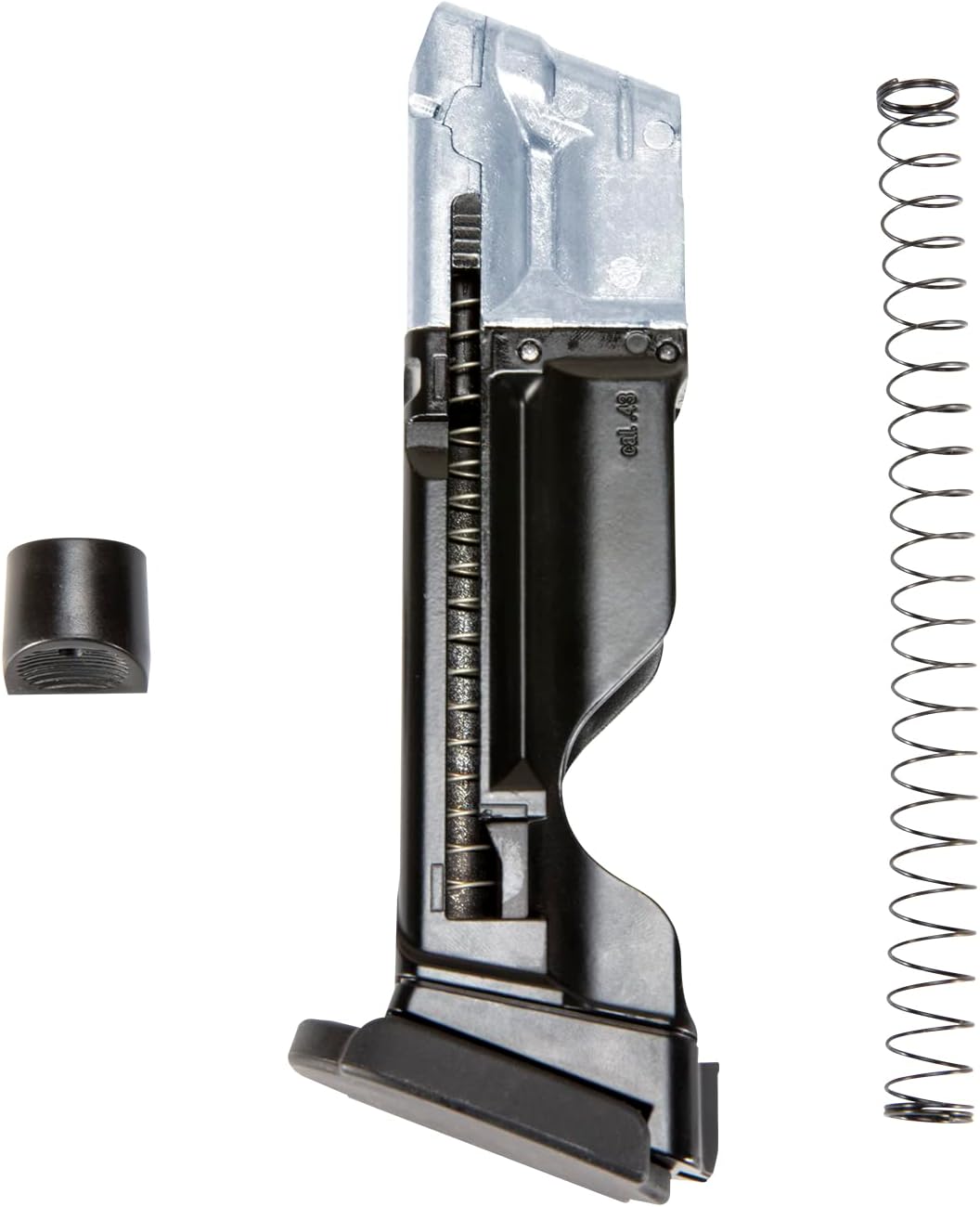 Umarex T4E Heckler & Koch HK VP9 .43 Caliber Training Pistol Paintball Gun Marker Magazine, Standard Black