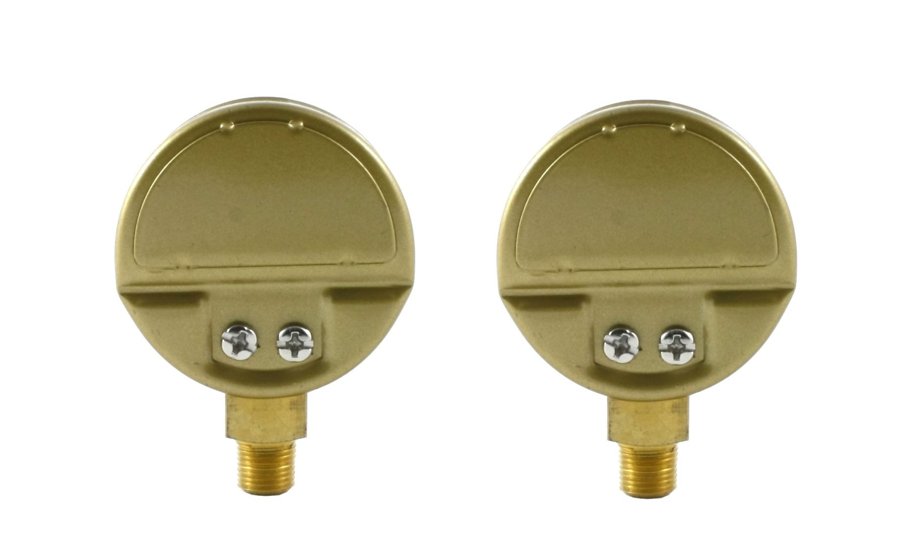 Low and High Pressure Gauges for Oxygen Regulator 0-100 psi & 0-4000 psi - 2 inches - 1/8