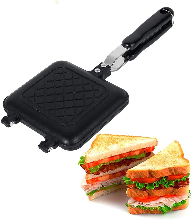 Camping Toastie Maker NonStick Stovetop Toastie Maker Baking Pan with