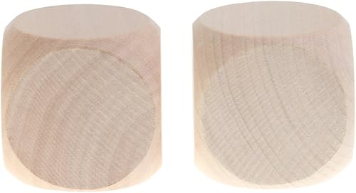 Miniatura 4 de Gran espacio en blanco de madera en blanco 1.575 in para juguetes DND MTG