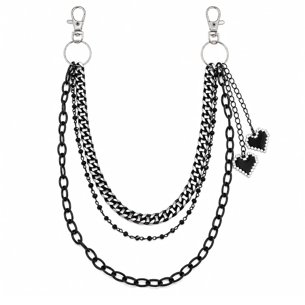 gustave Double Layer Pants Chain with Skull Charm for Jeans-picture-21