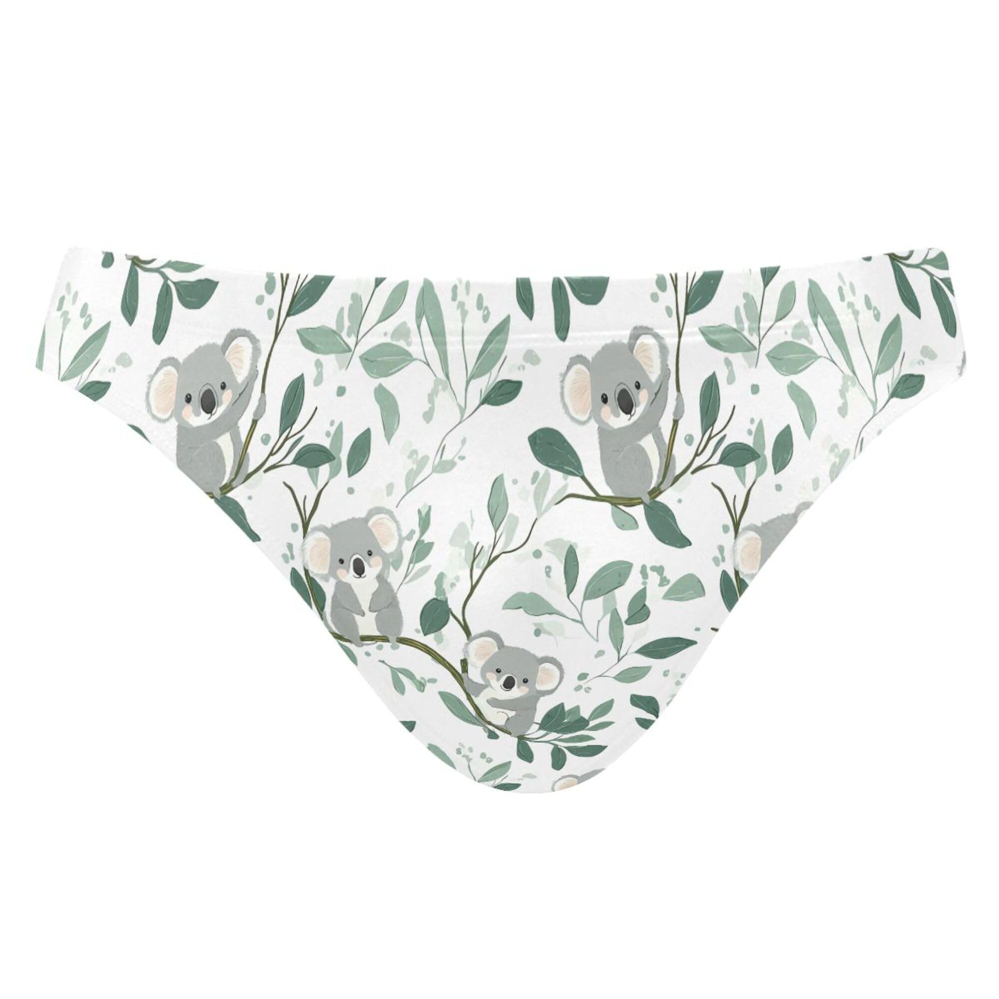 Cute Koala Swim Briefs for Men Swimsuit Bikini Swimwear XXXL B0404145