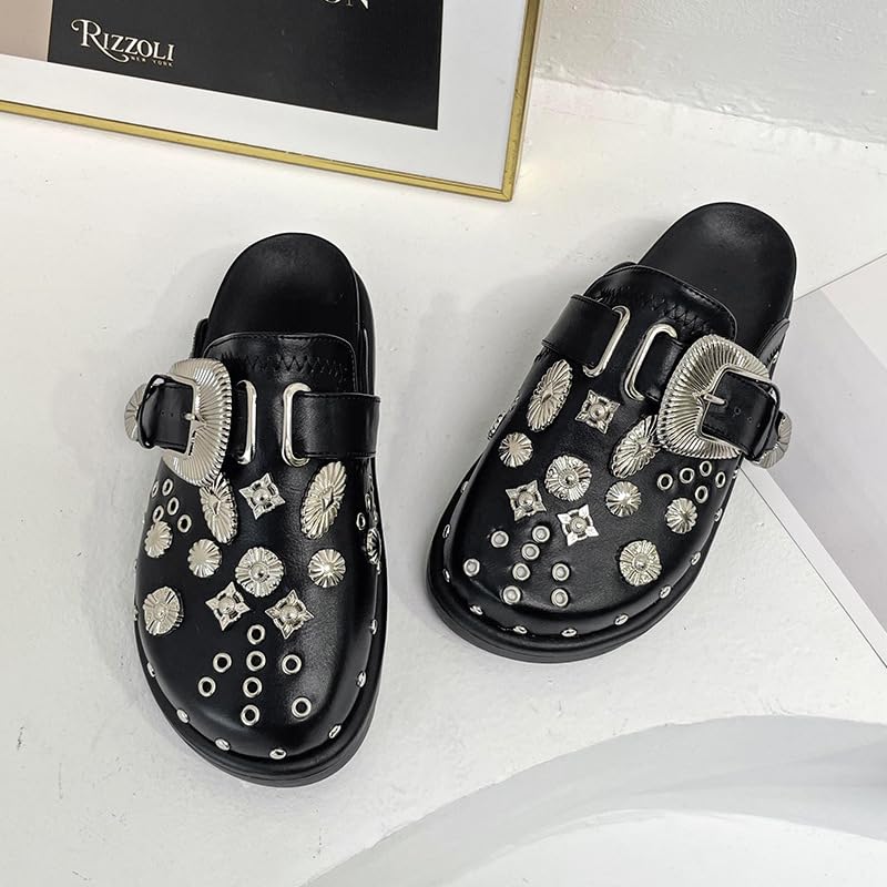 GGOOB Y2k Shoes Punk Clothes Platform Clogs Emo Shoes Womens Clogs Platform Slippers4