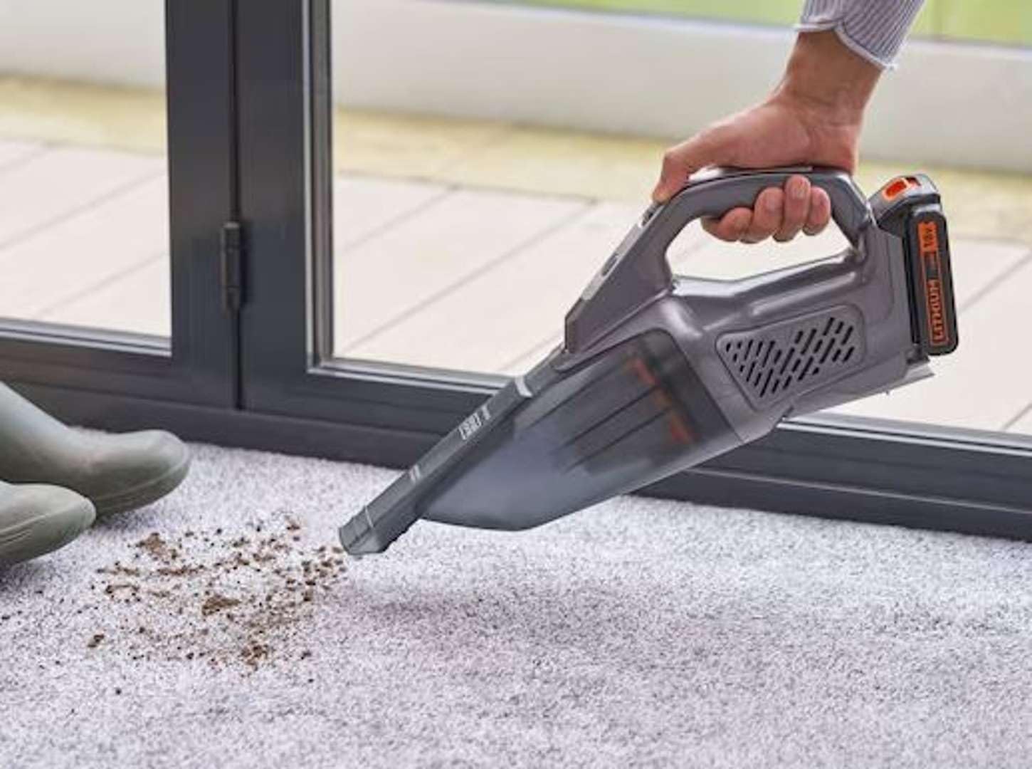 BLACK+DECKER BCHV001 with 18V battery inserted