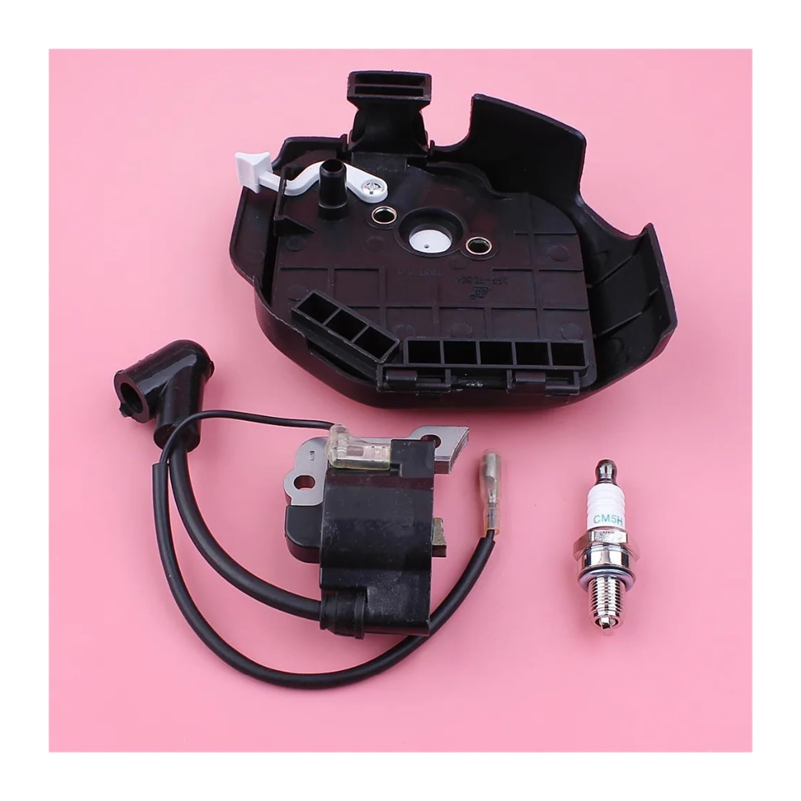 Kit de Repuesto de Filtro de Aire, Bobina de Encendido y bujía for soplador de cortacésped GX25 GX-25.
