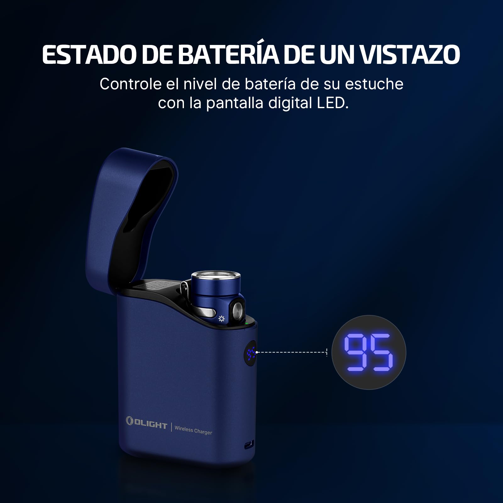 OLIGHT Baton4 kit Linterna LED Recargable Alta Potencia de 1300 Lúmenes 170 Metros Impermeable con Type-C Compatible con Baton 4/3 S1R II y Perun 2 Mini(Negro)