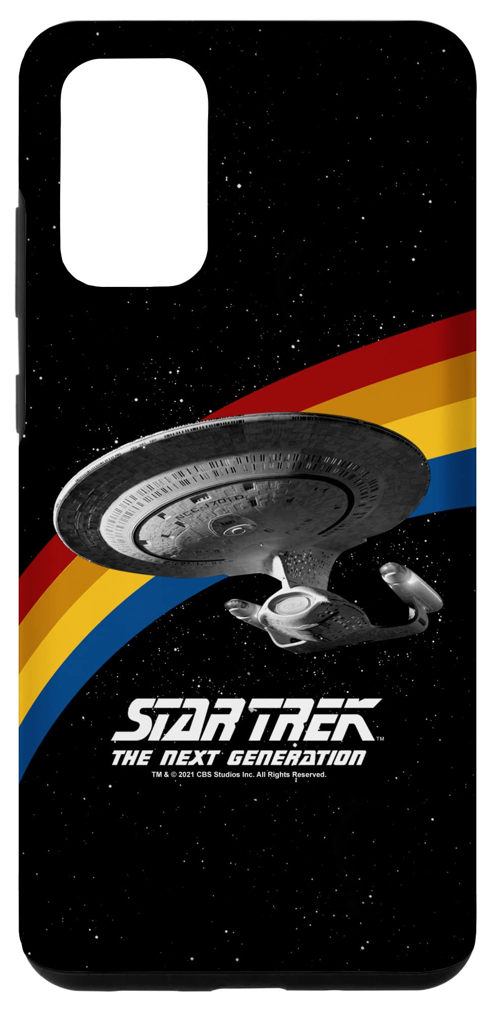 Galaxy S20+ Star Trek : The Next Generation Rainbow Stripe Enterprise Case