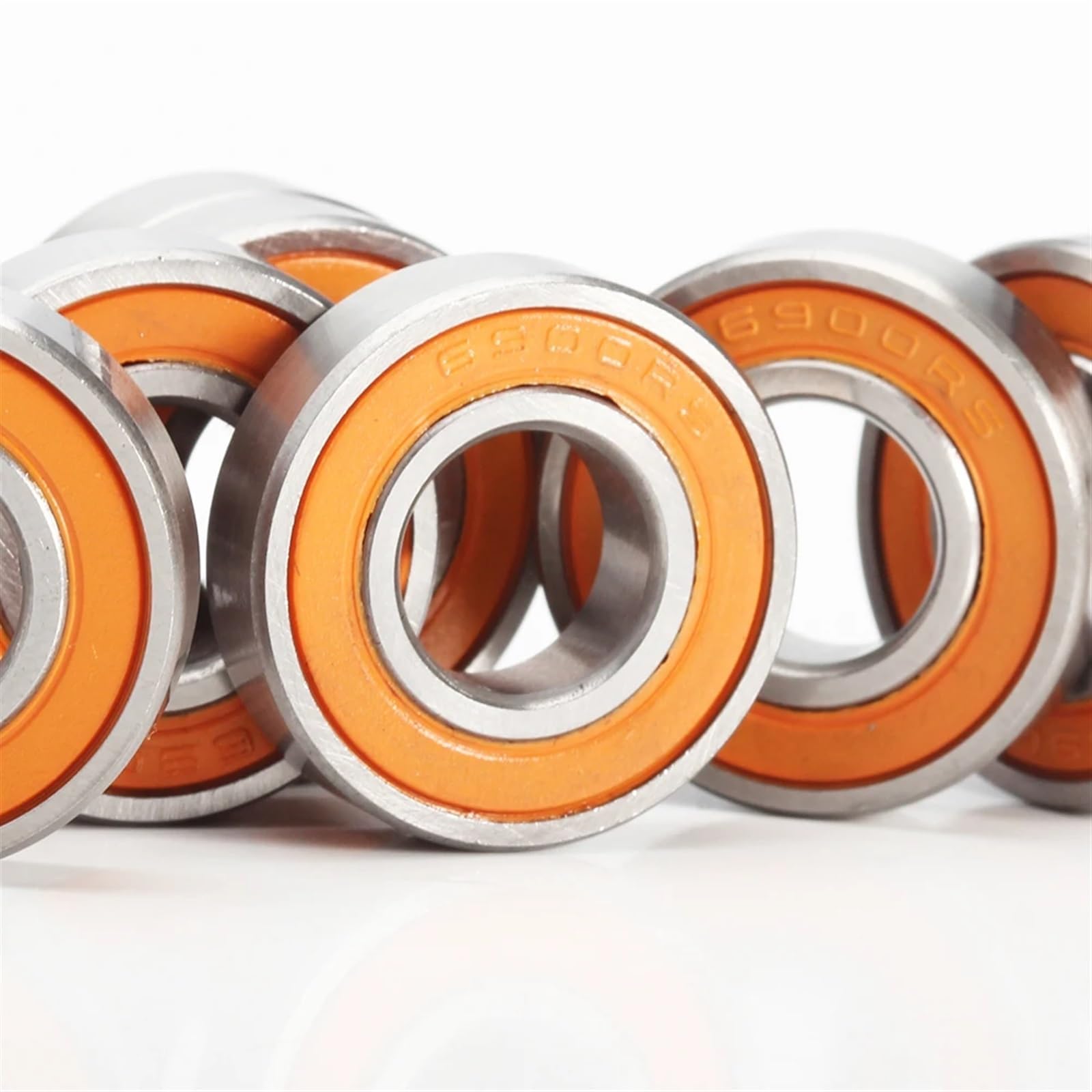 Roulements, 6900RS portant 10x22x6 Mm ABEC-3 passe-temps électrique RC voiture camion 6900 RS 2RS roulements à billes 6900-2RS Orange scellé 10 pièces