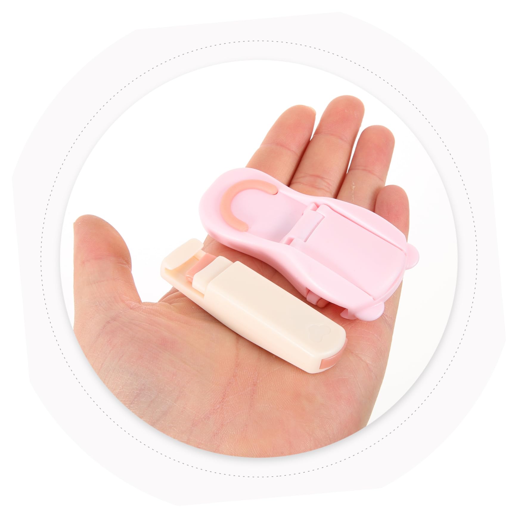 FRCOLOR 12piezas Rizadores De Pestañas Portátiles De Ángulo Amplio y Local Clips Para Pestañas Postizas Perfectos Para Maquillaje y Fiestas