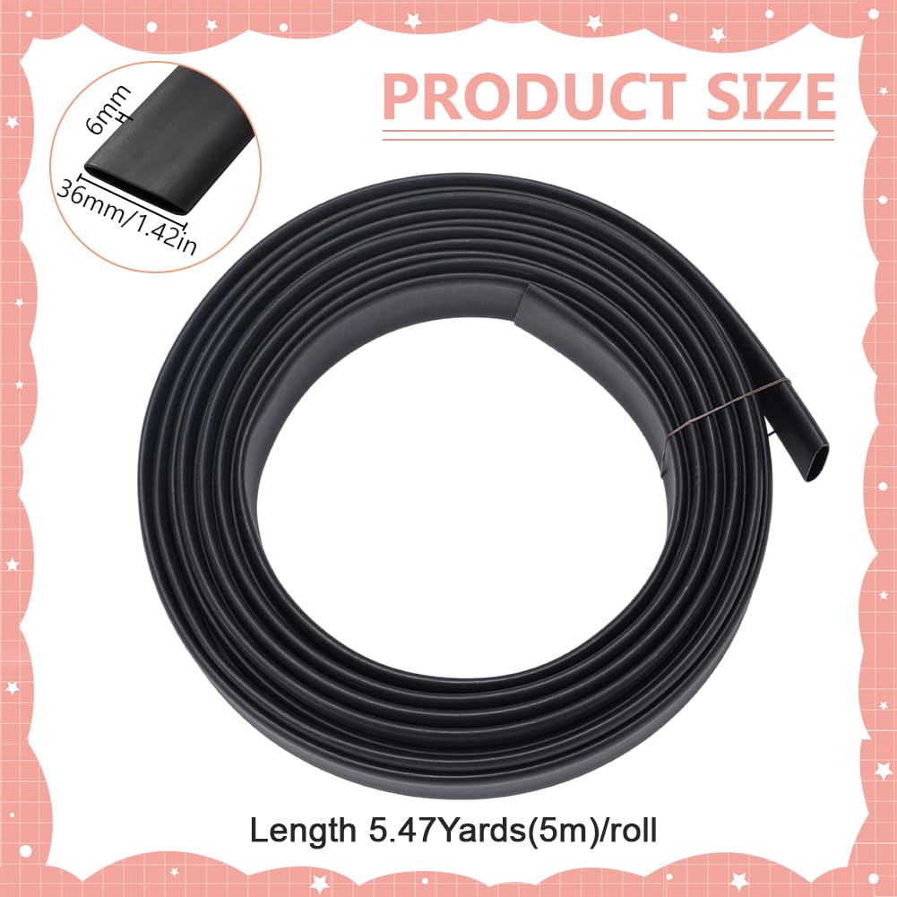 Tube De Moulage En Plastique Pliable En Aluminium PVC, Grande Tige De Fausses Fleurs, Tube De Style, 5m, 16mm, 18mm, 20mm