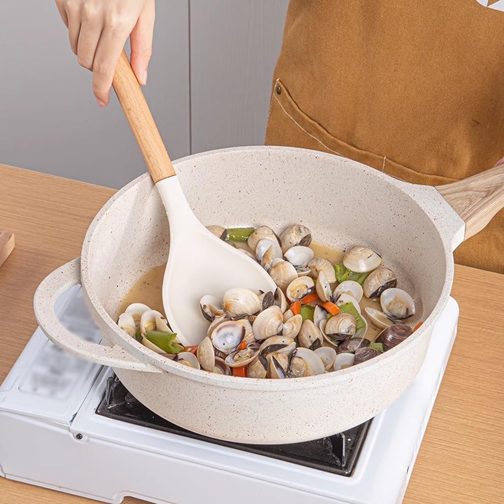 Kitchen Utensils Set, For Non-stick Pan Tool Ladle And Wok Spatulas