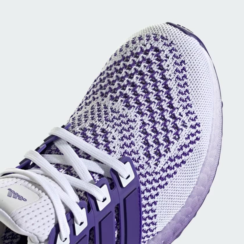 adidas Women's Ultraboost 2023 1.0 Running Shoes, Cloud White/Energy Ink/Collegiate Purple, US 7.5 W4