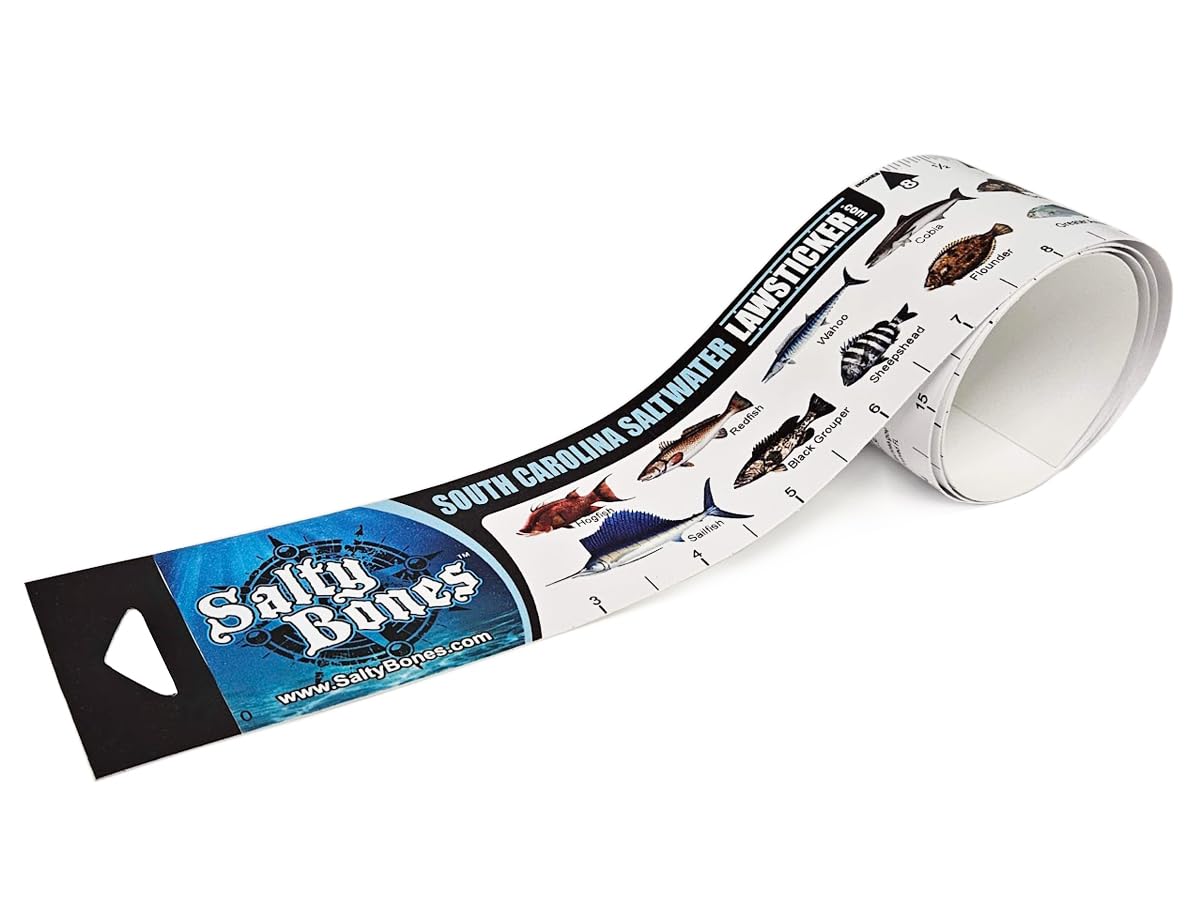 Salty Bones South Carolina Saltwater Lawsticker - 36