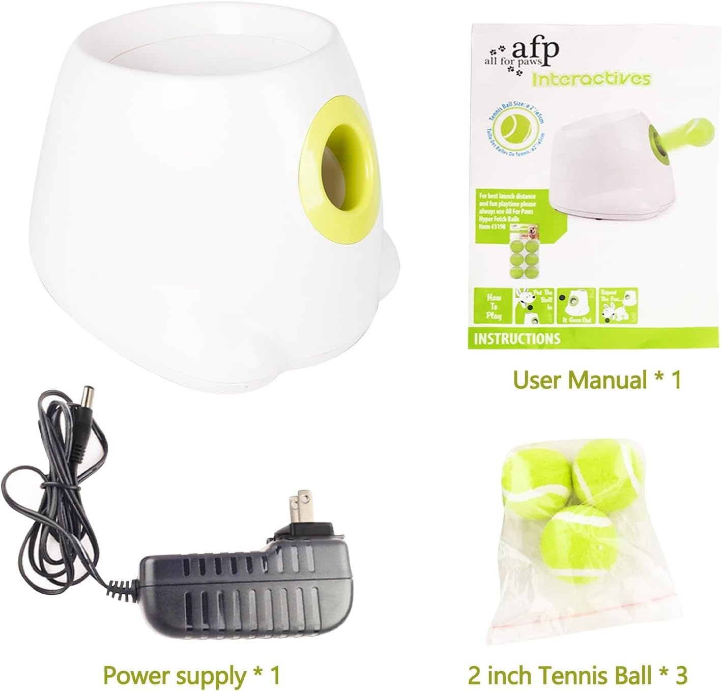 Lanceur Automatique De Balles for Chiens, Machine Interactive De Lancement De Balles De Tennis for Chiens De Petite Et Moyenne Taille, Jouet À Rapporter for Chiots, Excellent Exercice for
