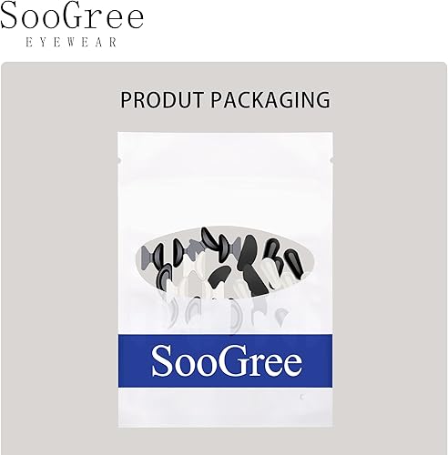 Miniatura 8 de 16 pares de almohadillas de silicona para la nariz, almohadillas de nariz de silicona suave contorneadas con adhesivo antideslizante con respaldo