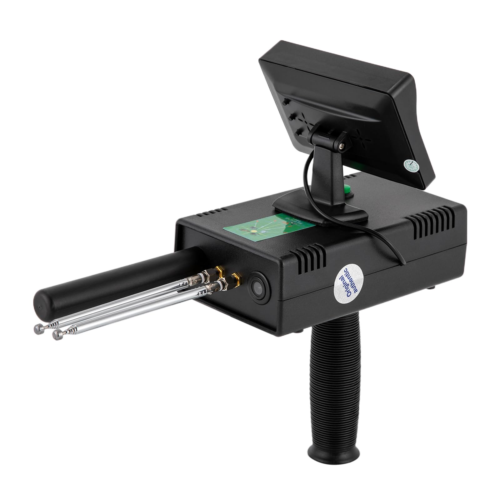 Detector de metales, detector de metales profesional, portátil, alcance 1200 m, profundidad 30 m, indicador LED, detector de metales de mano para oro, plata y cobre