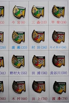 Amazon.co.jp: 福岡ソフトバンクホークス2024年選手ピンバッジ20個
