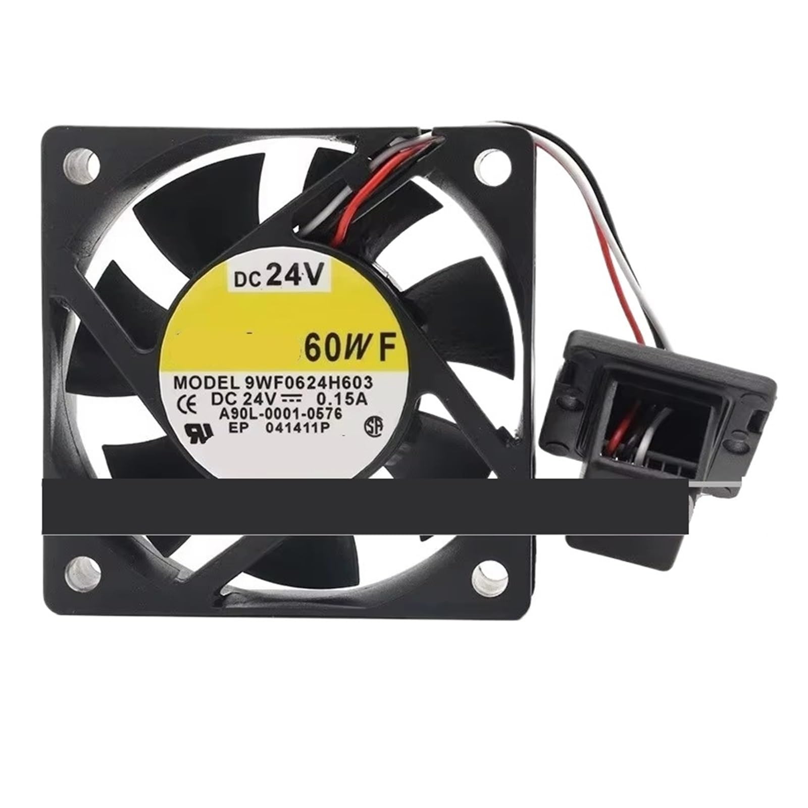 LZIKKGKI 9WF0624H603 A90L-0001-0576 24V 0.15A 6CM 60 * 60 * 20MM cooling fan