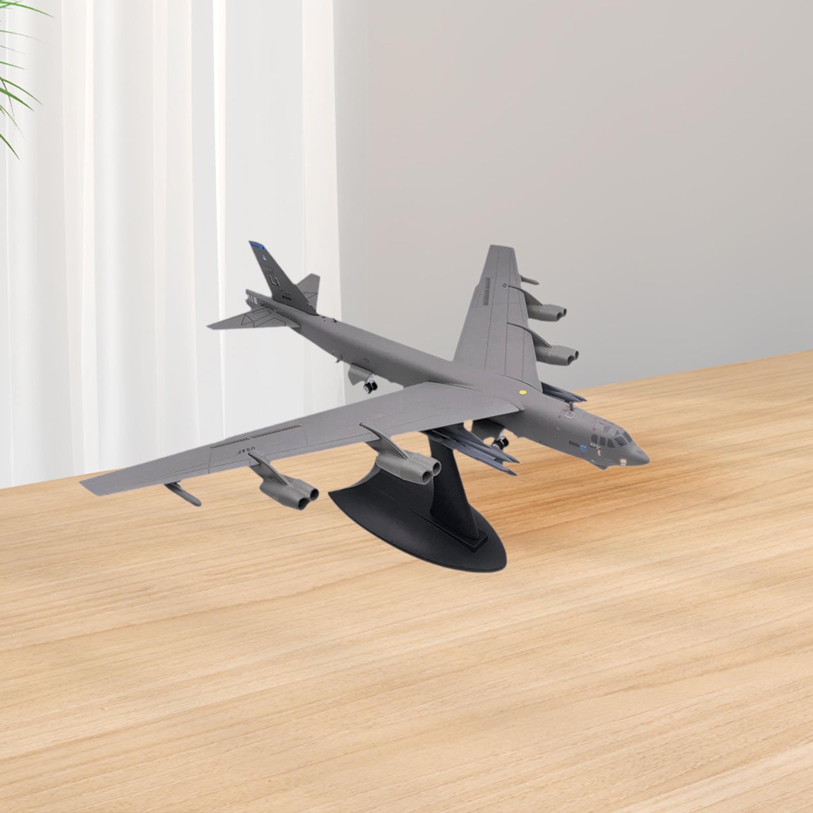 Maquette d'avion de Chasse B52 à L'échelle 1:200, Objet de Collection, Souvenir avec Socle. Modèle Réduit en Métal Moulé sous Pression, Idéal