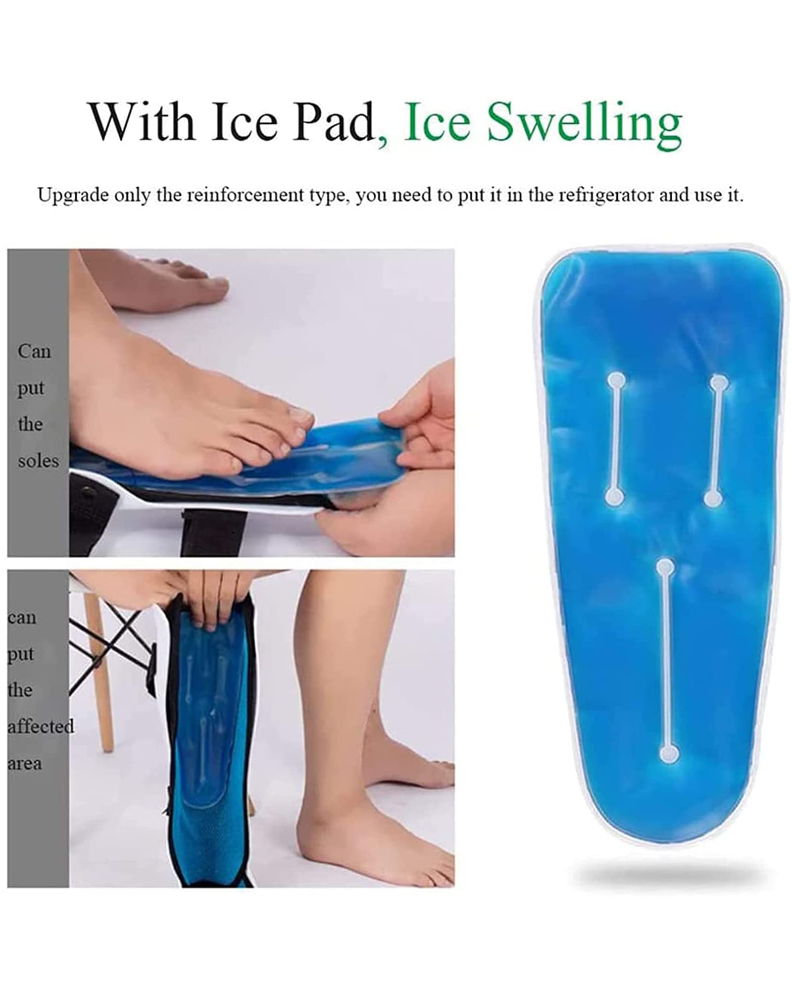 Fascitis Plantar Aquiles Férula De Descanso Tobillo Pie Ortesis Estabilizador Bota Elástica Zapatos Para Caminar Para Hemipleia Accidente Cerebrovascular, Izquierda, S (Derecha M)