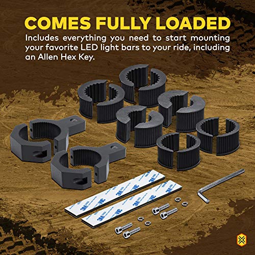 OffRoad ATV UTV Light Bar Mounts Mounting Bracket Bar Clamp Kits [1"/1