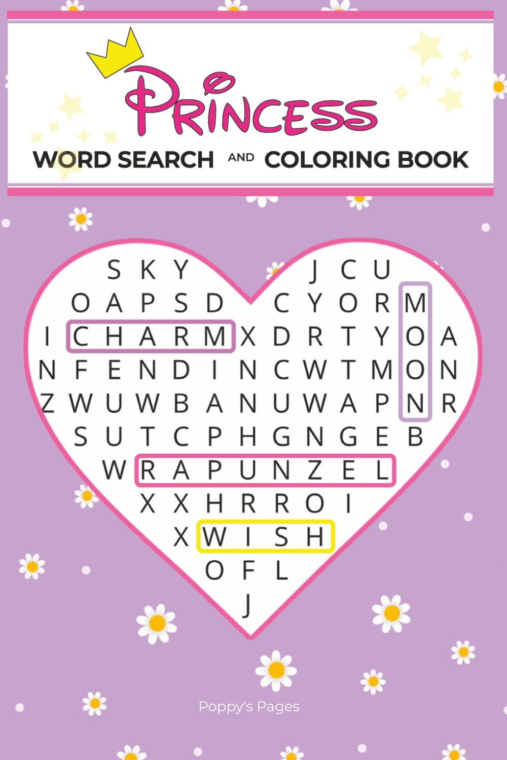 Princess Word Search and Coloring Book: (Coloring Book & Word Search)