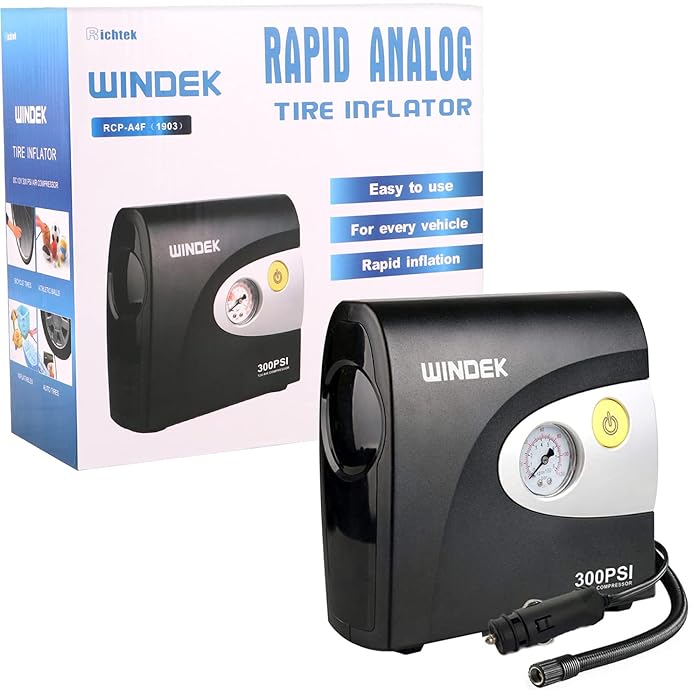 Buy Windek 1903 Compact Tyre Inflator Air Pump 300 PSI with Powerful