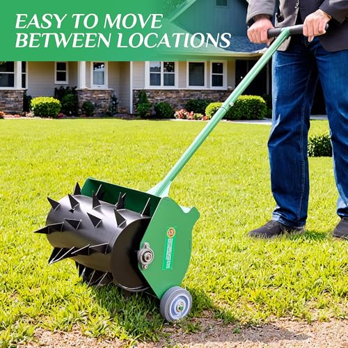 SENVERT Rolling Lawn Aerator