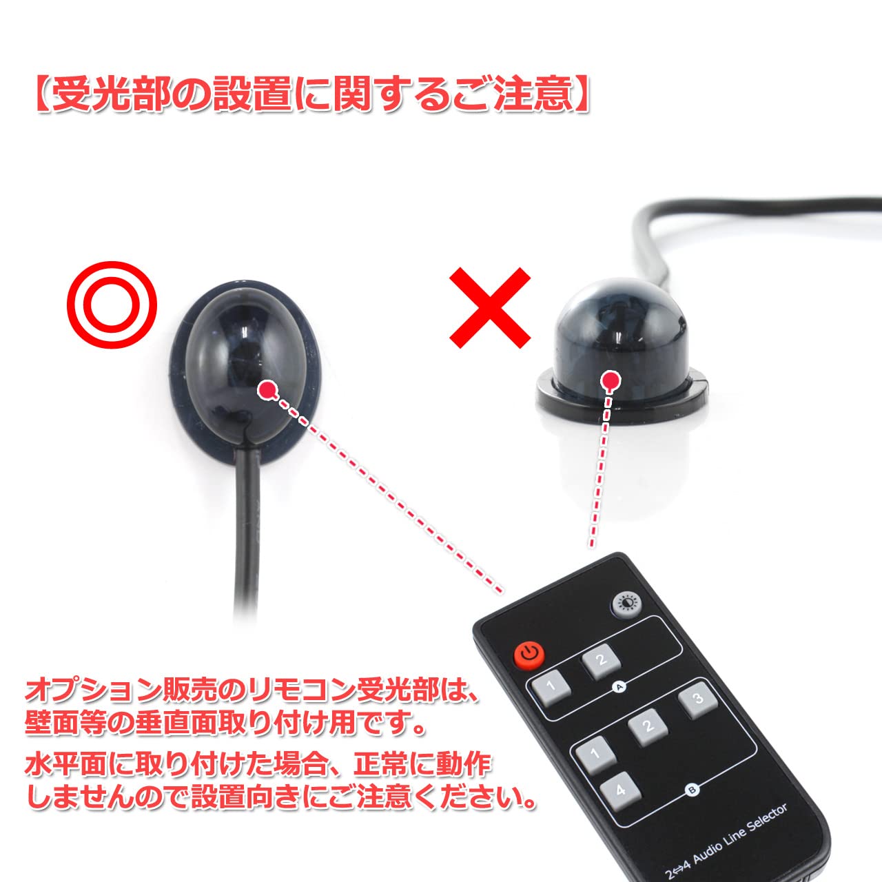 Amazon | FX-AUDIO- LS-02J リモコン受光部 外付け延長ケーブル