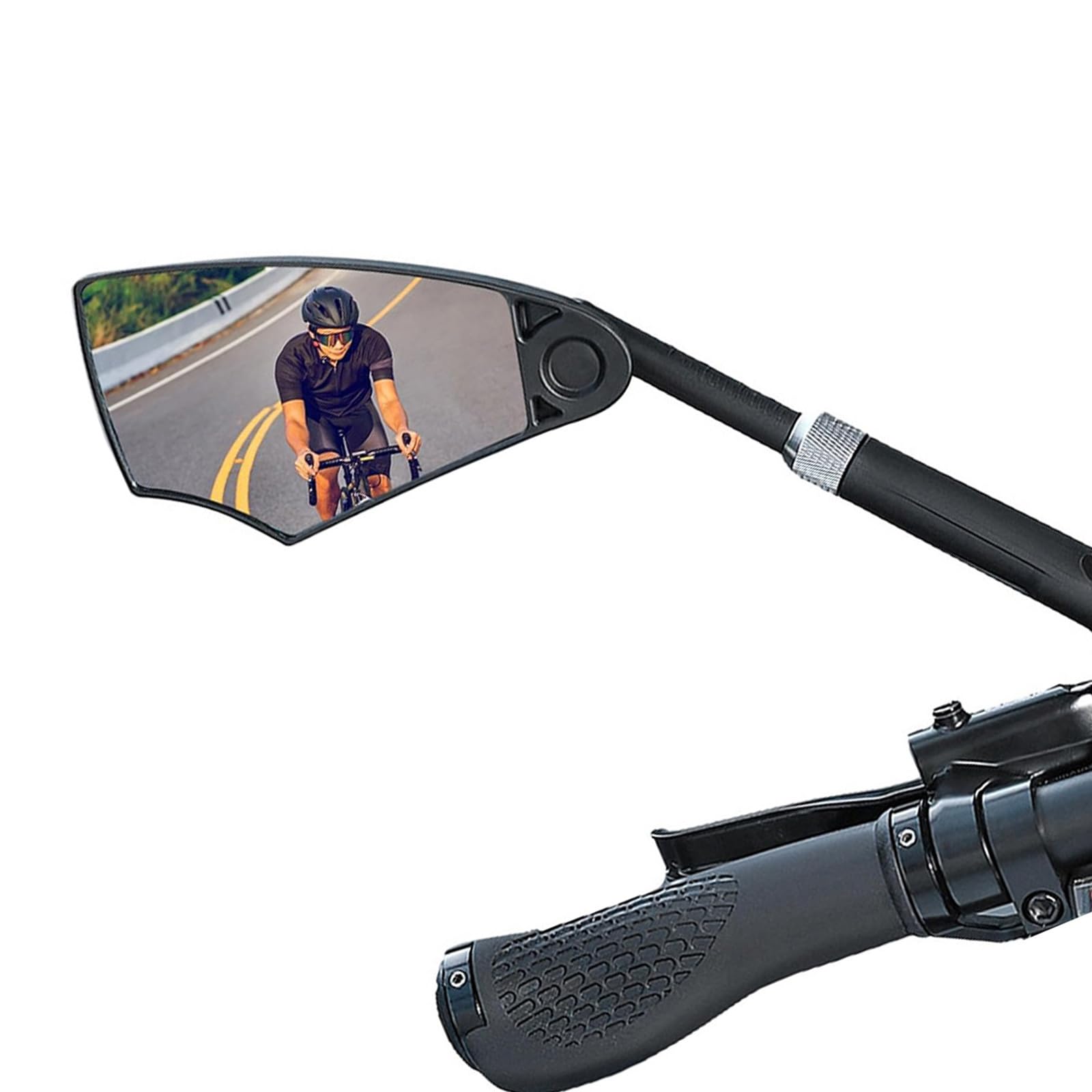 Shurhome Regulable 360 Degree Rearview Mirroring Durability Extendable Cycling Mirroring for Various Bicycles Types