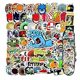150Pcs Skateboard Stickers, Brand of Skateboard, Suupperenne, Vaamm, Samta Crunn Stickers for Suitcase Skateboard Trunk Laptop Computer Water Bottles