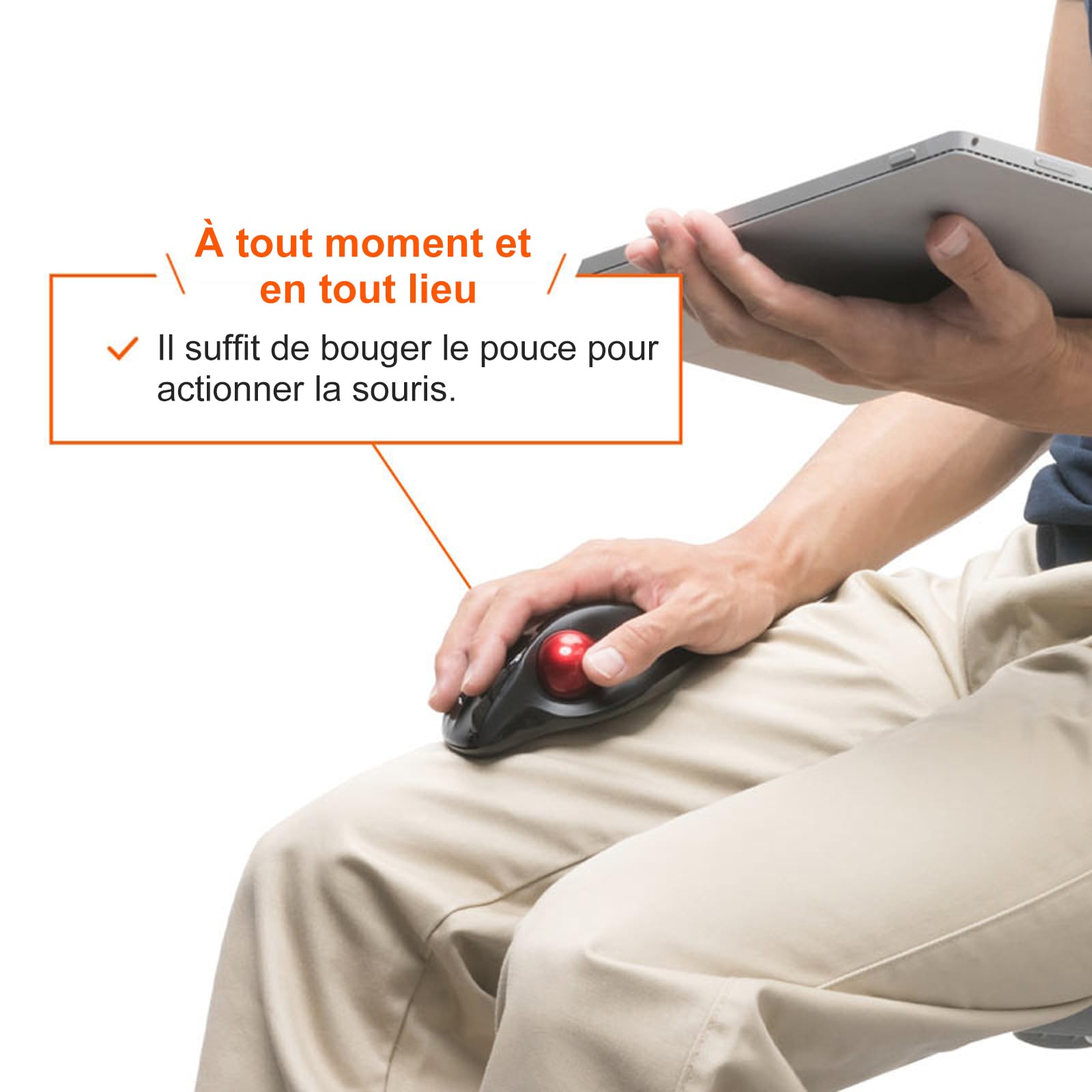 SANWA Souris Trackball Filaire, Molette de Défilement 4 Directions, 6 Boutons Programmables, 400-1600 DPI, Repose-Doigt, Réduction des Douleurs au Poignet, Compatible avec Windows, Mac, PC, Noir