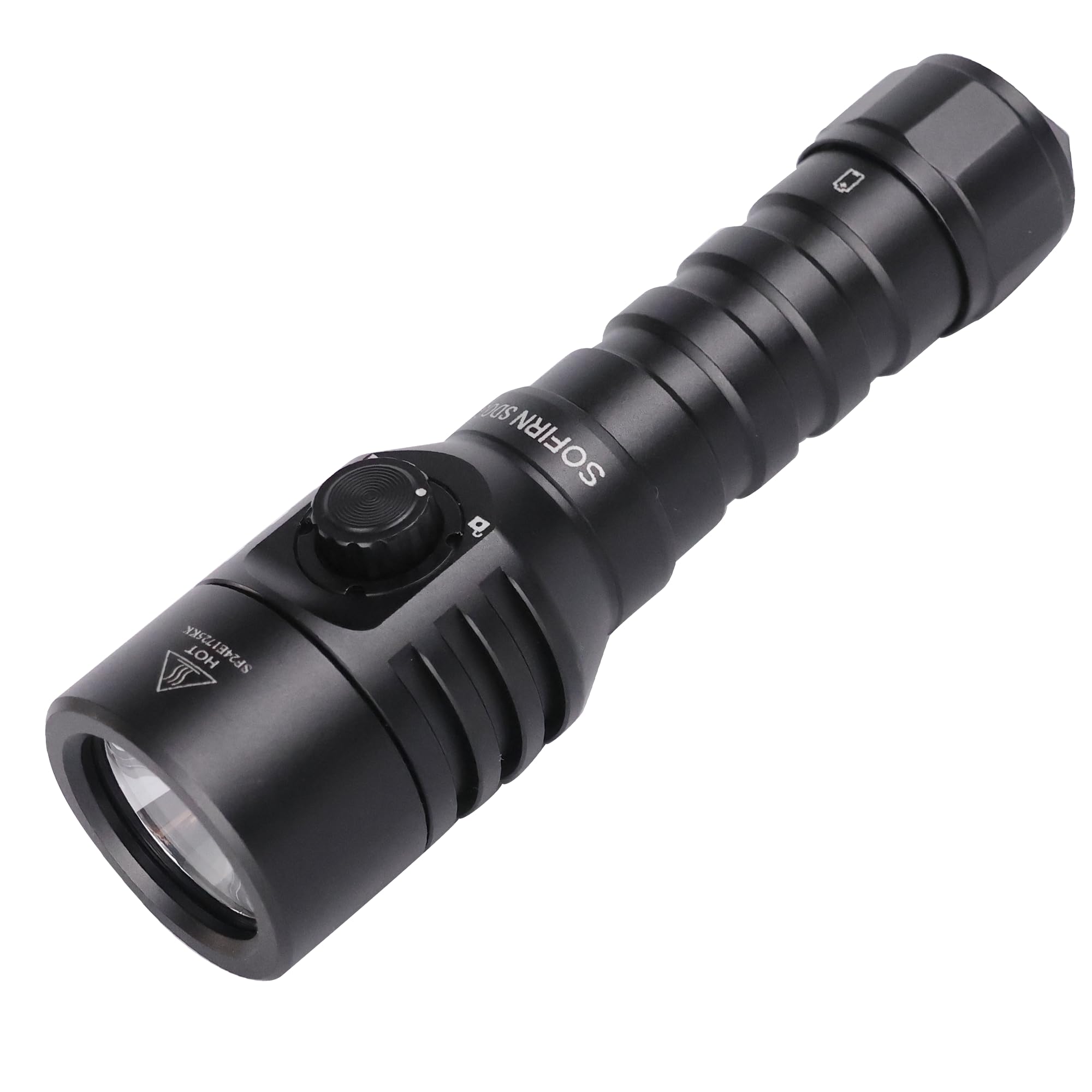 sofirnDiving Lamp SD03, Super Bright LED Torch 1800 Lumens Professional Underwater 100 m Diving Torch with 3 Light Levels, Safety Powerful IPX8 Waterproof with Rechargeable Batteries