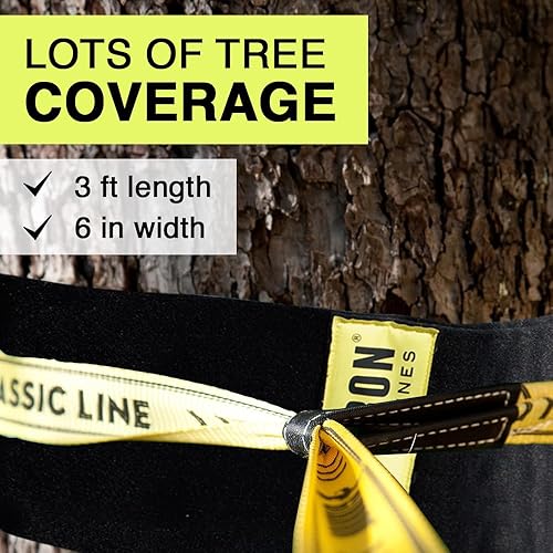 Miniatura 12 de GIBBON TreeWear - Protector de tronco de árbol Slackline - Accesorio de línea floja para protección de líneas y árboles - Accesorios Slackline