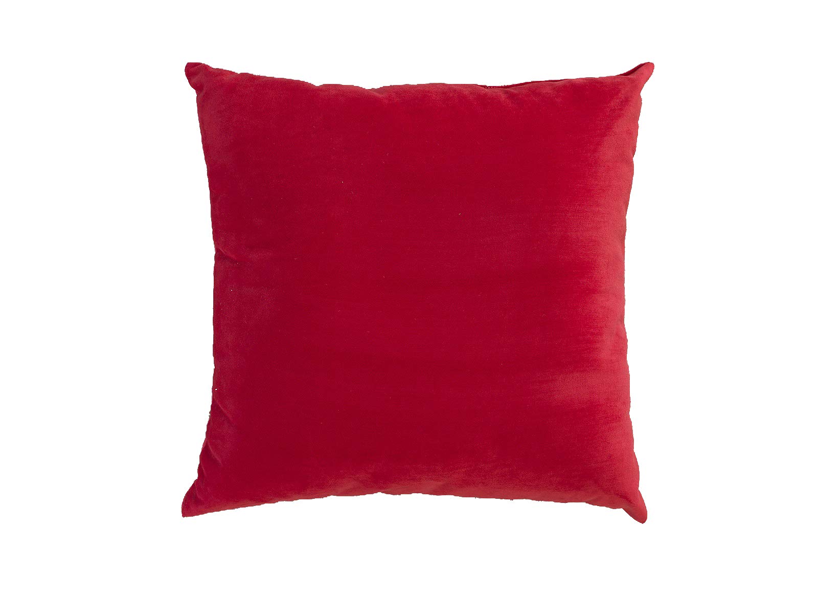 Lancashire Textiles Rose Red Soft Velour Freestyle Scatter Small 45Cm X 45Cm Cushion Pair