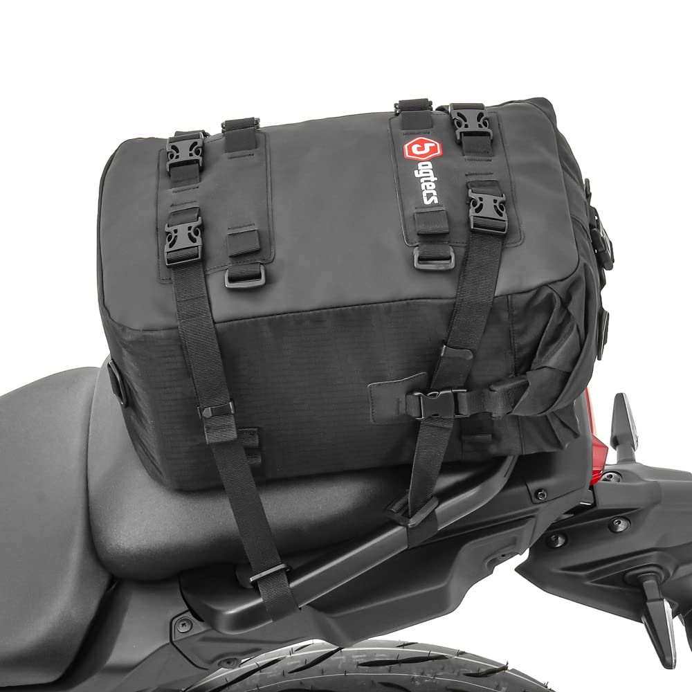 Bolsa Sillin Asiento Moto/Trasero Mochila Bagtecs KH2 20L Negro