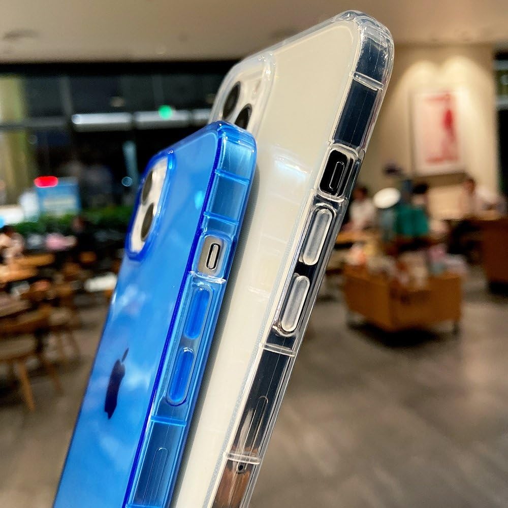 Funda De Teléfono Transparente Fluorcente A La Moda Para IPhone 14 13 - Foto 2