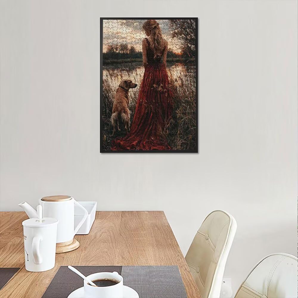 Goldene Frau Puzzle 6000 Teile, Klassische Puzzles, Geschicklichkeitsspiel Puzzle für Erwachsene, Puzzlespiele für Die Ganze Familie, Mit Schöner Verpackung, Dekoration Puzzles DX0YL3-492